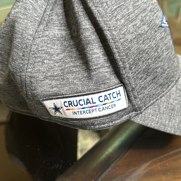 New Dallas Cowboys New Era Heather Gray 2019 Crucial Catch 39THIRTY Flex Hat - Picture 7 of 7